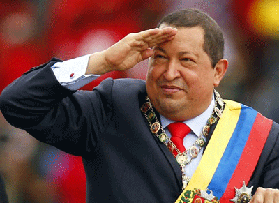 Hugo Chavez, người hùng của Venezuela.