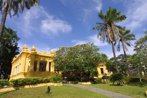 The landscape of Champa Museum.