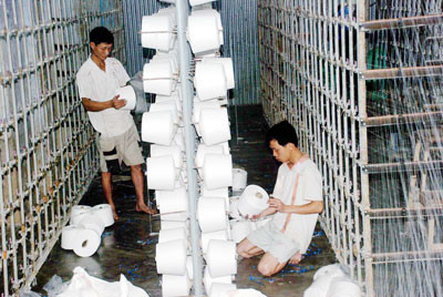 Làng nghề ươm tơ dệt lụa ở Duy Xuyên