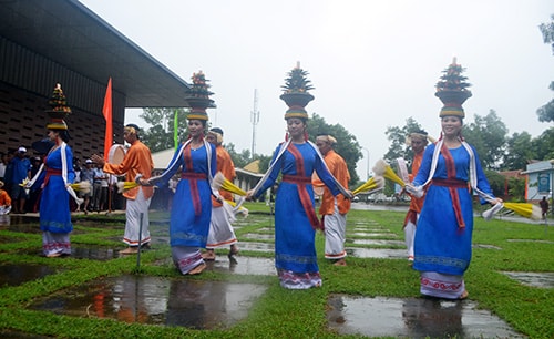 Ngày hội văn hóa Chăm tại Mỹ Sơn.