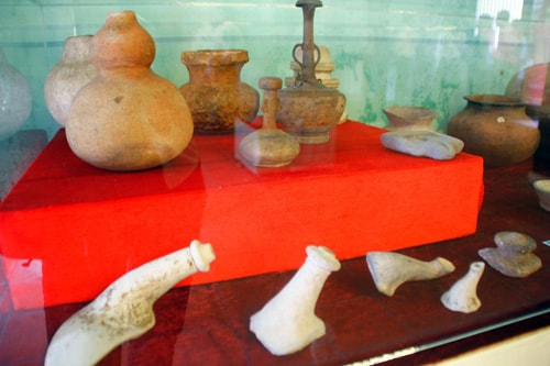 The pottery antiques collection  of the Oc Eo civilisation – around 1,700 years ago.