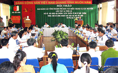 Hội thảo báo Đảng khu vực miền Trung - Tây Nguyên tổ chức tại Đăk Nông.