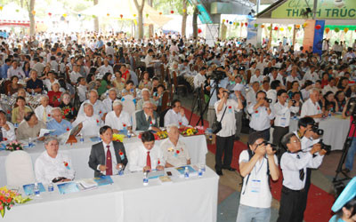 Ngày hội đồng hương Quảng Nam - Đà Nẵng tại TP.Hồ Chí Minh đã tạo nên sự lan tỏa và sức mạnh đoàn kết trong cộng đồng người Quảng. Ảnh: Q.MINH