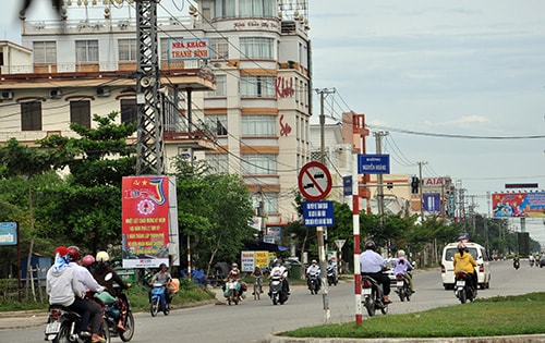 Bộ mặt đô thị Tam Kỳ ngày càng khang trang hơn. Ảnh: X.P