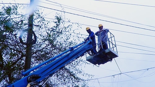 Chiều qua, nhiều địa phương trên toàn tỉnh vẫn đang mất điện. Hàng loạt sự cố ngã đổ trụ, đứt gãy đường dây, đã gây thiệt hại nặng cho ngành điện. Vượt qua khó khăn, ngành điện đang nỗ lực khắc phục sự cố, khôi phục mạng lưới để cấp điện trở lại.