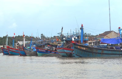 Đội tàu công suất lớn của Quảng Nam phát triển chậm trong thời gian qua.                                                                                                                                                                                               Ảnh: Q.VIỆT