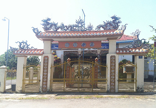 Nhà thờ tộc Nguyễn Văn ở xã Mé Pu huyện Đức Linh, tỉnh Bình Thuận.Ảnh: M.KIỆT