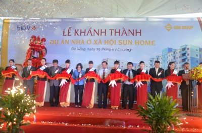 Quang cảnh lễ khánh thành.