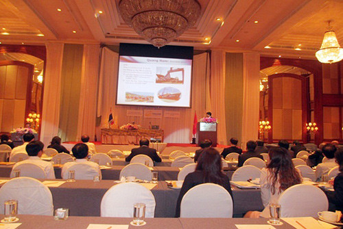 Overview of the Forum on Investment Promotion into Quang Nam held in Thailand.