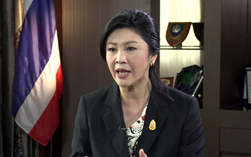 Thủ tướng Thái Lan Yingluck Shinawatra.