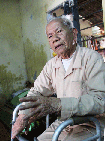 Ông Nguyễn Như Lâm, một nhân chứng sống của những đổi thay ở phường An Mỹ. 