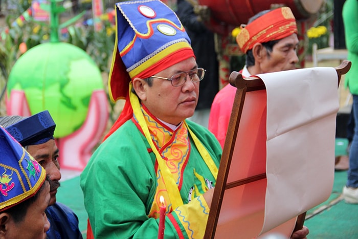 Thanksgiving ceremony to remember the ancestors of corn growing and  procession.