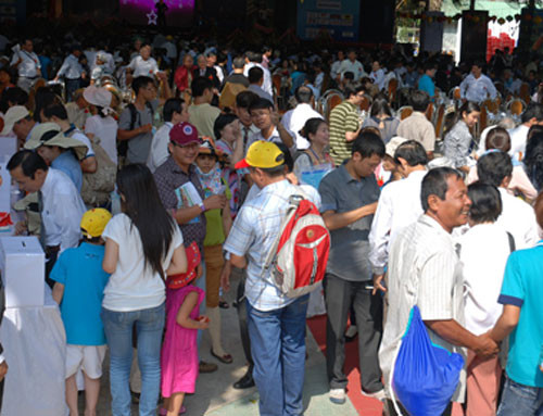 Ngày hội đồng hương Quảng Nam - Đà Nẵng là cơ hội để những người con xa xứ được tề tựu cùng nhau (Ảnh chụp ngày gặp mặt xuân 2013).