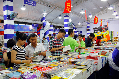 Một ngày hội sách được tổ chức tại TP.Hồ Chí Minh.