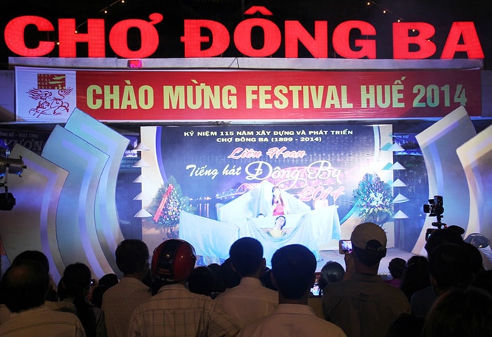 Liên hoan tiếng hát chợ Đông Ba, hưởng ứng Festiavl Huế 2014.