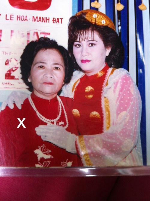 Chân dung bà Nguyễn Thị Mai (x) lúc còn trẻ - Ảnh do ông Tăng Minh Dũng cung cấp.