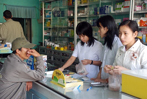 Một nhà thuốc được công nhận đạt chuẩn GPP ở Quảng Nam. Ảnh: CHÂU NỮ