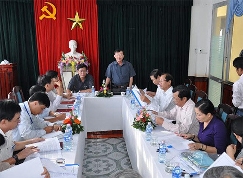 Trưởng Ban Pháp chế HĐND tỉnh Trần Văn Miên chủ trì buổi làm việc với Sở Tư pháp sáng 20.6.