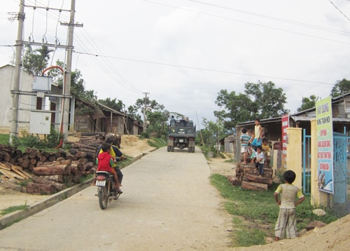 Diện mạo xã Phước Chánh ngày càng khang trang hơn. ảnh: DT.