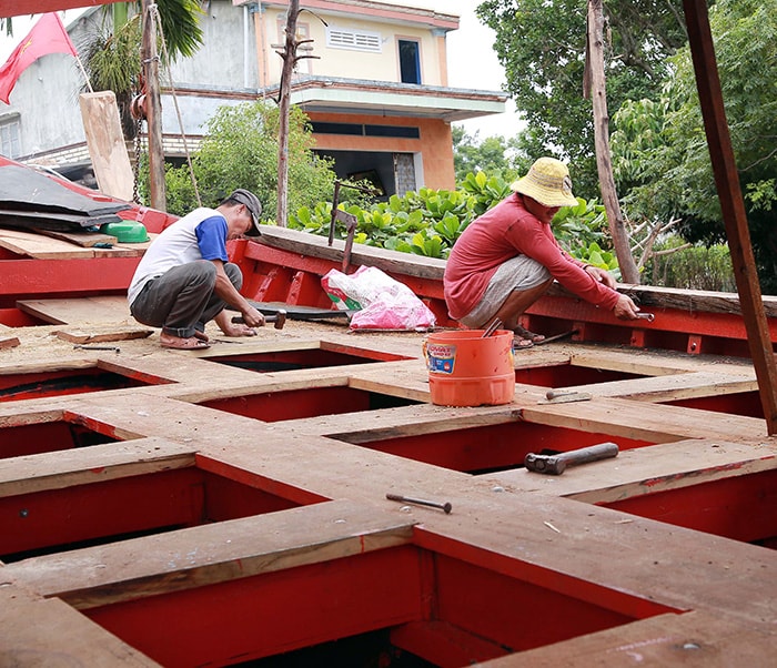 Hầm chứa đá lạnh.