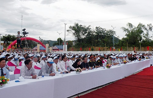 Quang cảnh lễ kỷ niệm.