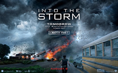 Một trong những hiện trường đổ nát và ngổn ngang trong “Into the storm”. 