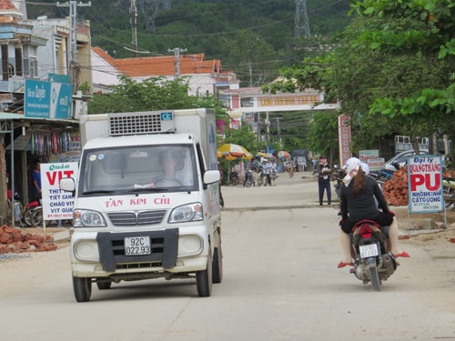 Khu thương mại - dịch vụ Tân An.Ảnh: H.LIÊN