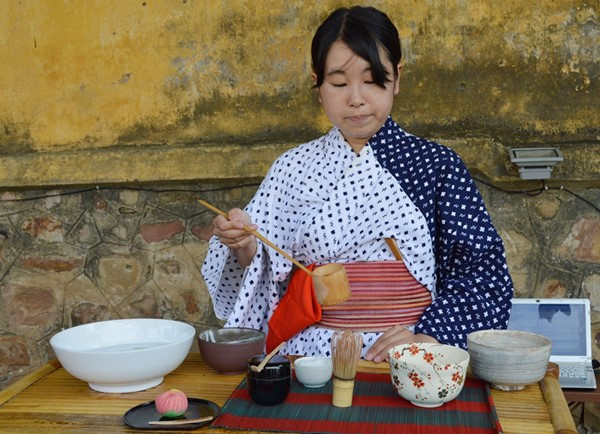 Japanese tea ceremony.