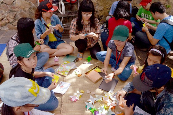 Japanese paper folding game.