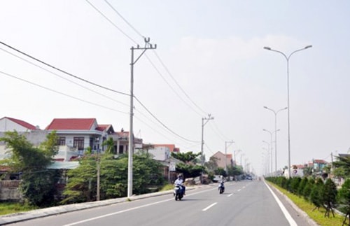 Lưới điện Điện Bàn ngày càng khang trang, đáp ứng yêu cầu phát triển kinh tế - xã hội của địa phương.Ảnh: B.V.P