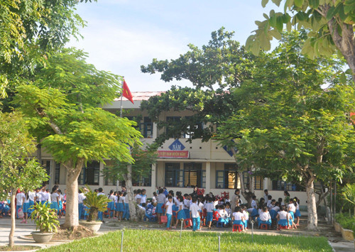 Trường Tiểu học Võ Thị Sáu.Ảnh: X.PHÚ