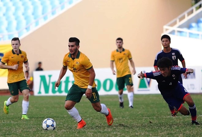 U19 Australia không thể áp đặt lối chơi lên đối thủ Nhật Bản