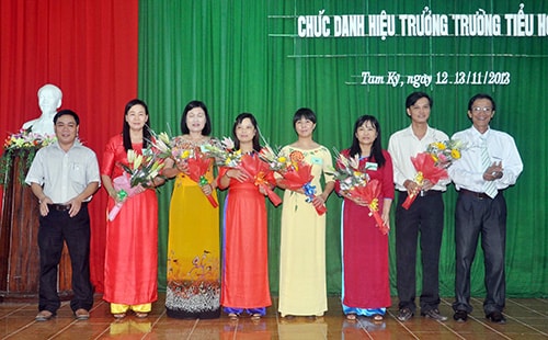 Tam Kỳ tạo bước đột phá nâng cao chất lượng đội ngũ nhà giáo, cán bộ quản lý trường học với việc tổ chức thi chức danh hiệu trưởng trường tiểu học, mầm non và THCS. Ảnh: X.PHÚ