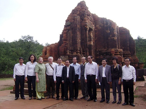 Việc thúc đẩy hợp tác quốc tế thông qua UNESCO và Chính phủ Ý đã giúp nhóm tháp G hồi phục một phần dáng vóc xưa. Ảnh: VĨNH LỘC