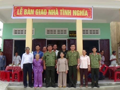 Ngôi nhà tình nghĩa của mẹ Huỳnh Thị Hồ.