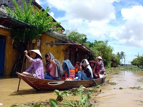 Trải nghiệm lũ lụt Hội An sẽ là một sản phẩm du lịch độc đáo.