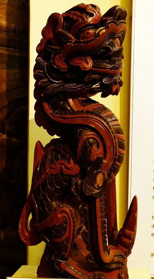 Nghê gỗ, Đình Giá, Nam Định thế kỷ XVIII.