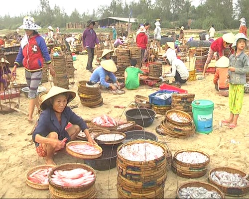 Trong tương lai, những bến cá tự phát như thế này sẽ không còn.Ảnh: T.C