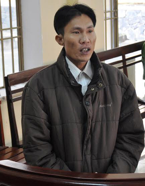 Bị cáo Nguyễn Văn Quốc tại phiên tòa xét xử phúc thẩm ngày 30.12.