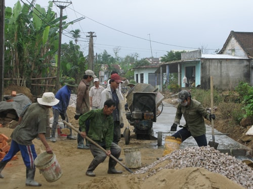 Phong trào phát triển GTNT trên địa bàn tỉnh có sức lan tỏa và đạt được nhiều kết quả.Ảnh: CÔNG TÚ