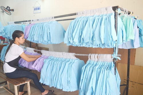Công nghiệp may mặc phát triển mạnh ở Thăng Bình.
