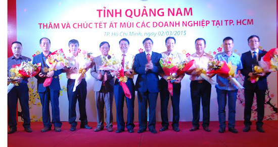 Gặp gỡ thân mật đầu năm với các doanh nghiệp tại TP.Hồ Chí Minh.