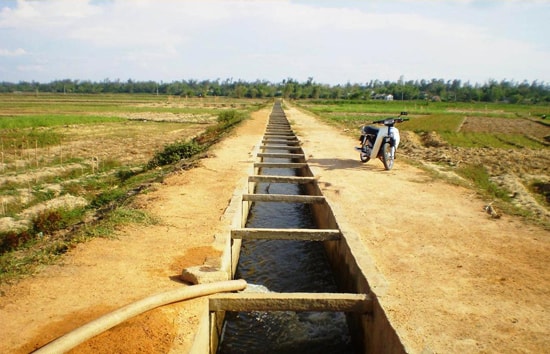 Bình Giang đầu tư lớn hệ thống kênh mương thủy lợi nhờ huy động sức dân. 