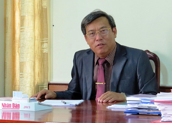 Ông Mai Đình Lự - Bí thư Huyện ủy Đại Lộc.
