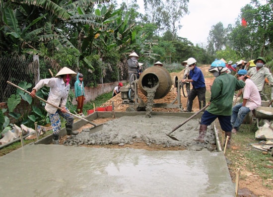 Lồng ghép hiệu quả các nguồn vốn để xây dựng hạ tầng giao thông.Ảnh: N.S