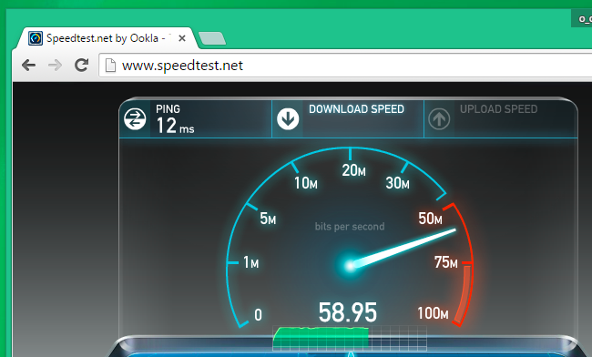 Thử nghiệm speedtest.net trên Wi-Fi và Ethernet sẽ cho các kết quả tương đồng nhau