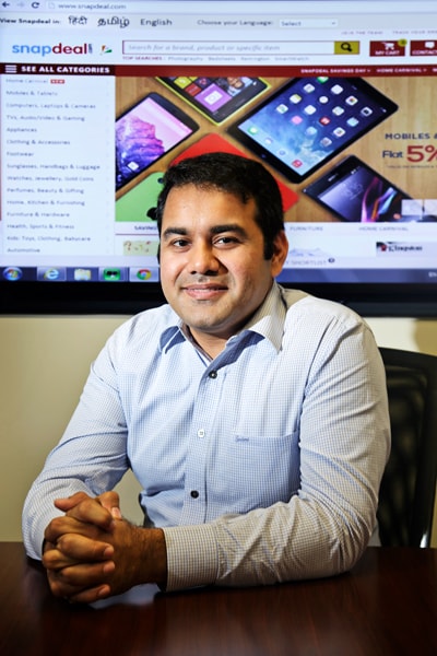 Kunal Bahl, ông chủ Today Snapdeal.com rất thành công tại Ấn Độ năm nay mới 31 tuổi. (Ảnh:Bloomberge)