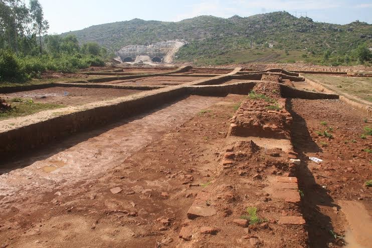 Toàn bộ khu di tích Triền Tranh được khai quật đầu năm 2015.