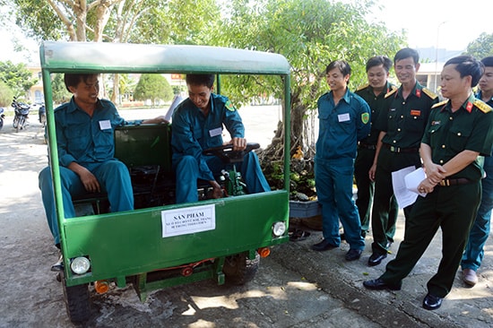 Một sản phẩm tham gia hội thi. Ảnh: Thanh Tường