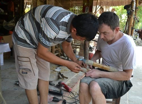 Alex is also interested in making bamboo bicycles.